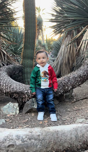 Child/Toddler Mexico Flag Hoodie By Wearva (1-10 Yrs)