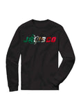 MEXICO STATE BACKGROUND DESIGN LONG SLEEVE TSHIRT