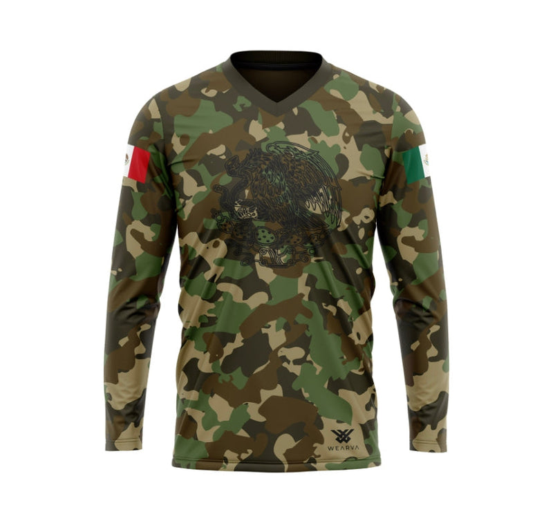 WEARVA Digi Camo with Eagle Off Road Jersey - XS