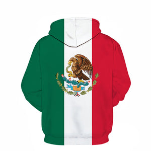 Mexico Custom Flag Light Hoodie