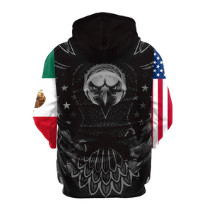 Mexican American Sleeve Light Hoodie