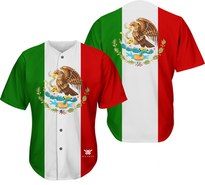 Mexico Color Baseball Custom Jersey