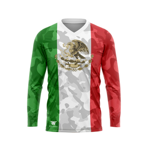 Mexico Flag Camo Off Road Jersey