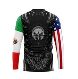 Custom Mexican American Sleeve Jersey